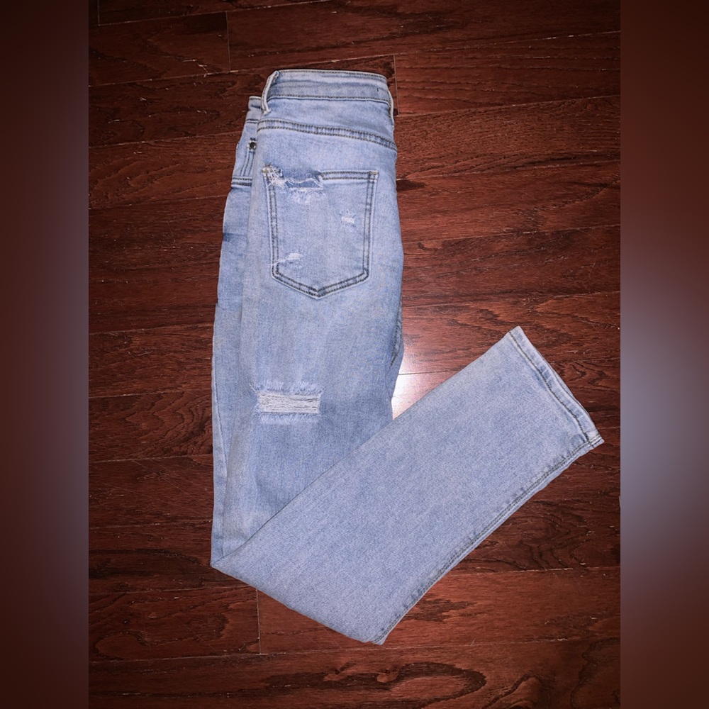 Women’s Blue B Collection Ripped Jeans - Picture 4 of 8